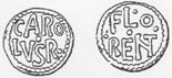Denario del 774 prodotto a Firenze in onore di Carlo Magno
