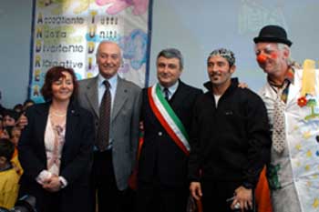 Fiorella Tudisco, Piero Angela, il sindaco Posa, Max Biaggi, un clown-dottore