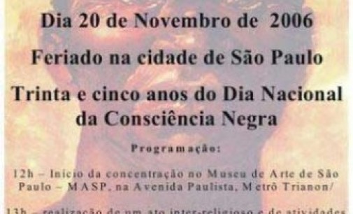 “Dia da Consciencia negra” La schiavitù in Brasile – 1