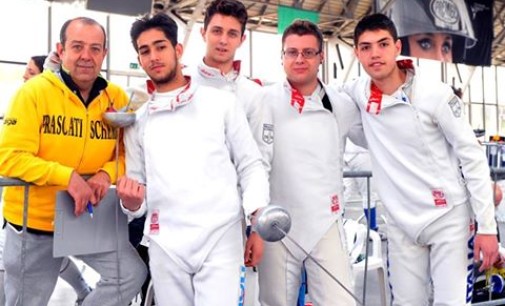 Frascati Scherma: la squadra di spada maschile promossa in serie B2, 4 medaglie agli Europei U23