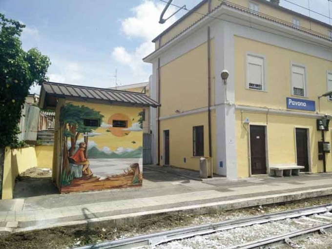 Inaugurati i murales artistici alla stazione di Pavona