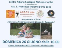 Albano, domenica la “Festa d’Estate” di C.A.S.Alzheimer
