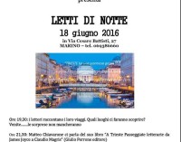 Marino: torna la rassegna Letti di Notte 2016