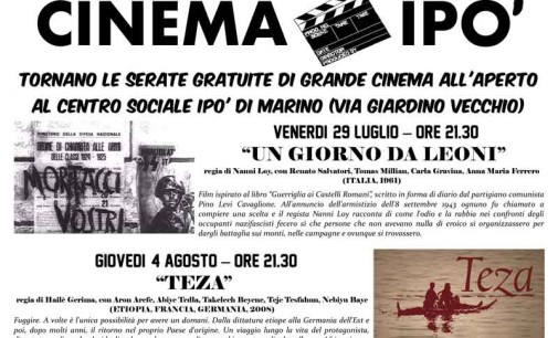 cinema all’aperto al CSOA IPO’ di Marino