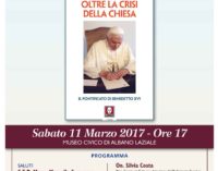 Albano Laziale, 11 marzo presentazione del volume , Oltre la Crisi della Chiesa