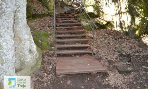 Parco Valle del Treja – Messa in sicurezza la scalinata di Monte Gelato