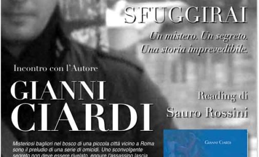 Marino: l’11 marzo Gianni Ciardi presenta il suo giallo ambientato nei Castelli Romani