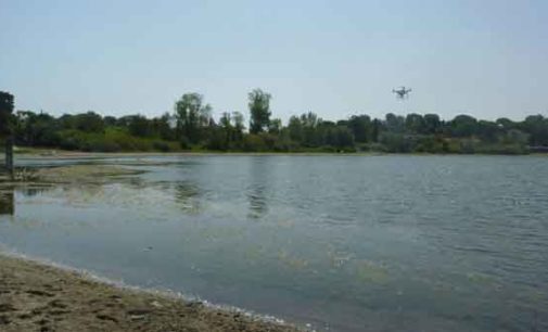 Monitoraggi con il drone sul lago di Bracciano
