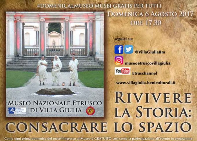 Villa Giulia protagonista per un pomeriggio della rievocazione storica