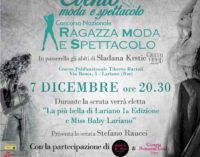 Grande evento di moda e spettacolo il 7 dicembre a Lariano