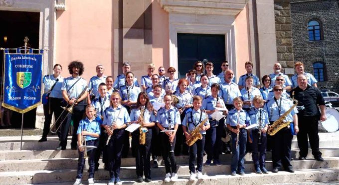 La Banda musicale “Corbium” di Rocca Priora al Concorso bandistico Internazionale di Riva del Garda
