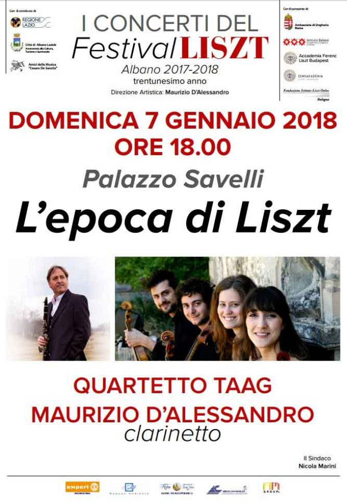 Albano Laziale, il 7 gennaio torna il Liszt Festival