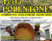 Castel di Tora (RI), la prima domenica di Quaresima il polentone è servito