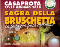 Casaprota (RI) celebra il suo prelibato olio con la Sagra della bruschetta – 27/28 gen