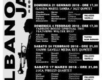 Albano Laziale, sabato 24 febbraio il terzo appuntamento di Albano Jazz 2018