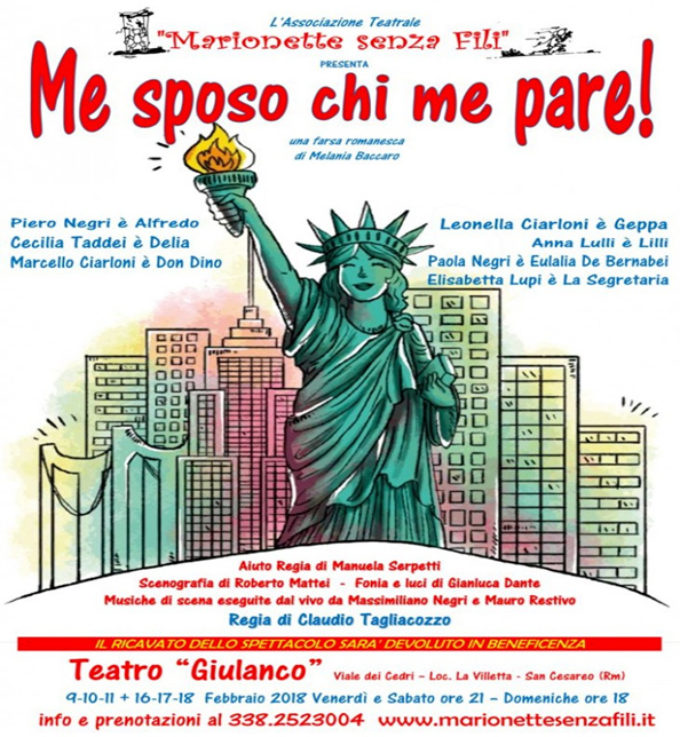 Teatro Giulanco di S. Cesareo  – “Me sposo chi me pare!”