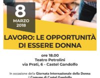 8 marzo: a Castel Gandolfo una tavola rotonda su donne e lavoro