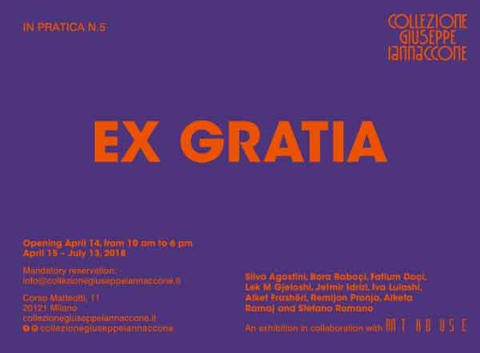 Collezione Giuseppe Iannaccone presenta  EX GRATIA