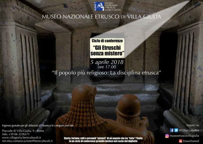 MUSEO NAZIONALE ETRUSCO DI VILLA GIULIA – Il popolo più religioso: La disciplina etrusca