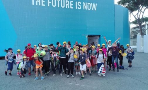 Tc New Country Club Frascati, 70 ragazzi della Scuola tennis al Foro Italico: «Il futuro siamo noi»