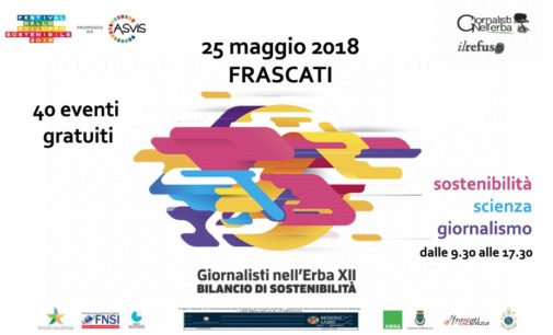A Frascati #GNE 2018: Sostenibilità, scienza, giornalismo