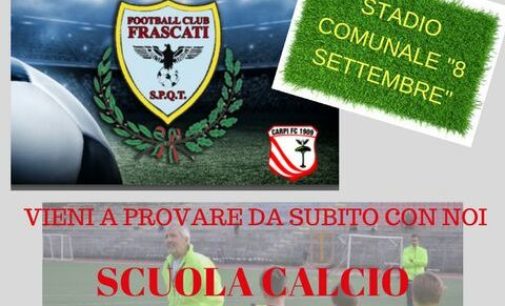 Football Club Frascati (Scuola calcio), Marcelli: «Ottimi riscontri per l’iniziativa della prova gratis»
