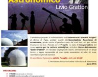 Inaugurazione Parco Astronomico “Livio Gratton”