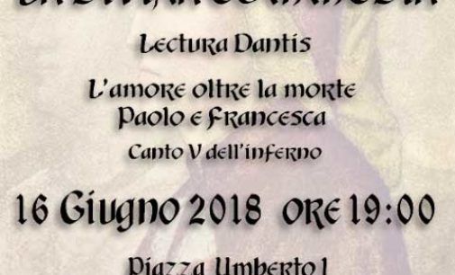 A Nemi Aldo Onorati racconta Dante in una lettura del canto V dell’Inferno