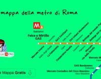 Giulia sotto la metro per Roma sostenibile