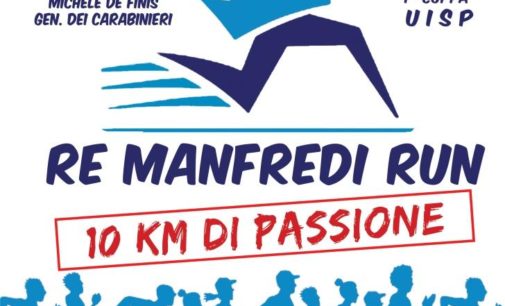 Il treno dello sport transita a Manfredonia con la Re Manfredi Run Km 10