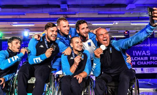 Frascati Scherma, prima storica medaglia paralimpica: Paolucci è oro a squadre agli europei