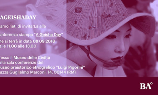 Conferenza Stampa Workshop “Un giorno in una casa delle Geisha”