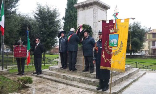 Albano Laziale, celebrazioni 4 novembre e nuovo monumento ai Caduti di tutte le guerre a Pavona