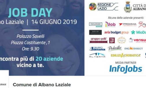 Albano Laziale, venerdì 14 giugno a Palazzo Savelli il 5° Job Day