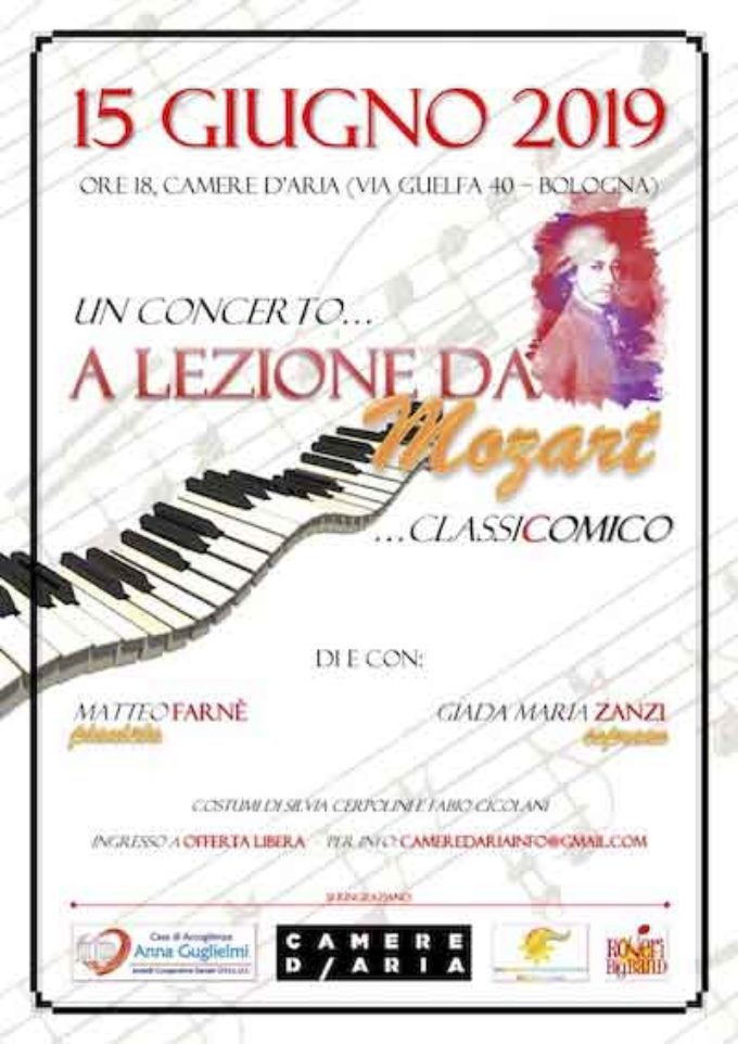 Camere d’Aria: “A lezione da Mozart” di e con Matteo Farnè & Giada Maria Zanzi