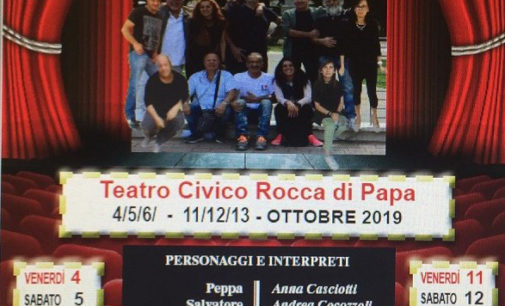 Teatro Civico di Rocca di Papa, in scena il primo spettacolo della stagione teatrale 2019/2020