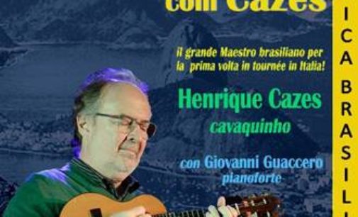 Il grande Maestro brasiliano HENRIQUE CAZES in tournée per la prima volta in Italia  al Teatro Studio Keiros di Roma il 31 ottobre alle 21