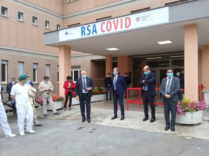 Apre ufficialmente la RSA Covid pubblica all’ex Ospedale di Albano Laziale
