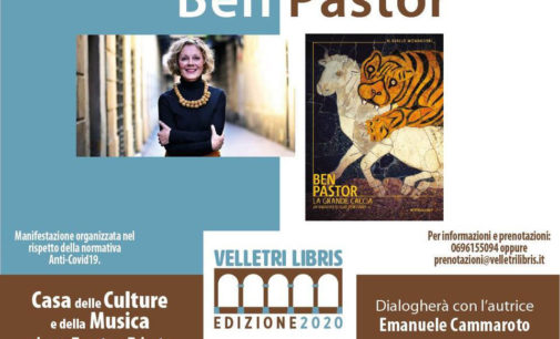 Ben Pastor a “Velletri Libris” con “La grande caccia”