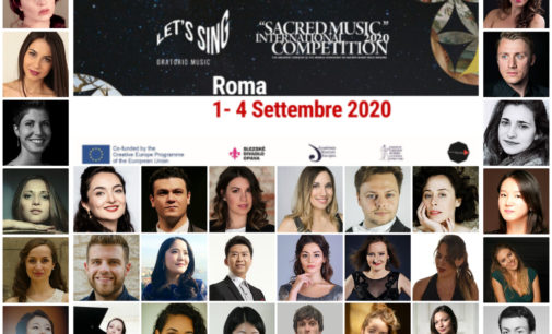 CONCORSO INTERNAZIONALE MUSICA SACRA: l’edizione 2020 dall’1 al 4 settembre