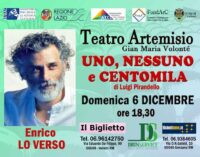 Teatro Artemisio-Volontè, informativa per gli spettacoli “Maurizio IV” e “Uno, nessuno e centomila”
