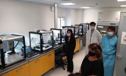 Una delegazione istituzionale dalla Germania in visita al laboratorio di Calcinate