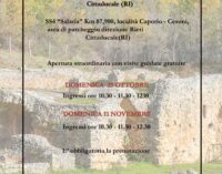 Apertura straordinaria  Terme di Vespasiano a Cittaducale (RI)