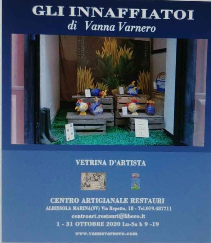 Vetrina d’Artista ad Albissola Marina (SV)