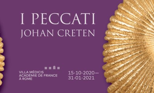 I PECCATI di Johan Creten in mostra all’Académie de France à Rome – Villa Médicis (15 ottobre 2020 – 31 gennaio 2021)