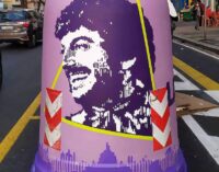 GAU – GALLERIE URBANE. La street art al servizio di Roma, 75 campane del vetro diventano opere d’arte.