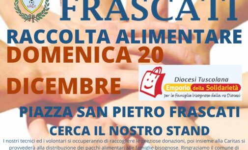 Football Club Frascati, un Natale di solidarietà: domenica la raccolta di generi alimentari in piazza