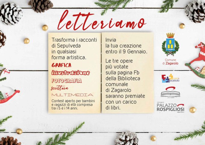 La Biblioteca comunale di Zagarolo – “Natale con noi”, apre il contest “letteriamo”