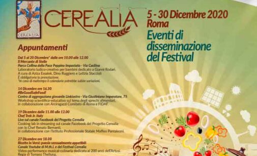 Parte oggi il Festival Cerealia, la festa dei cereali e del Mediterraneo