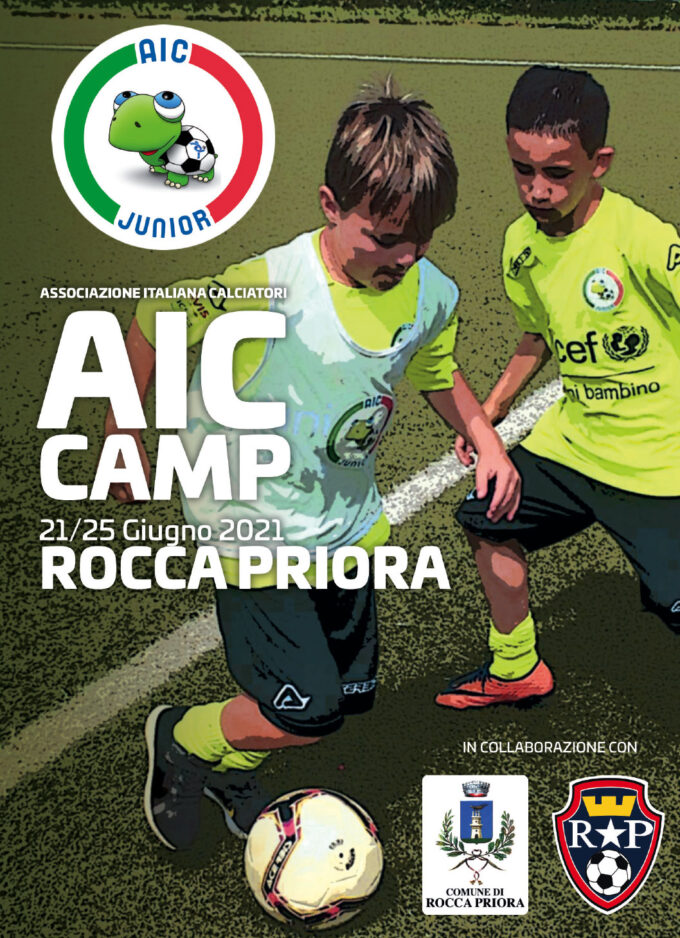 Rocca Priora scelta per il Camp estivo dell’AIC – Associazione Italiana Calciatori